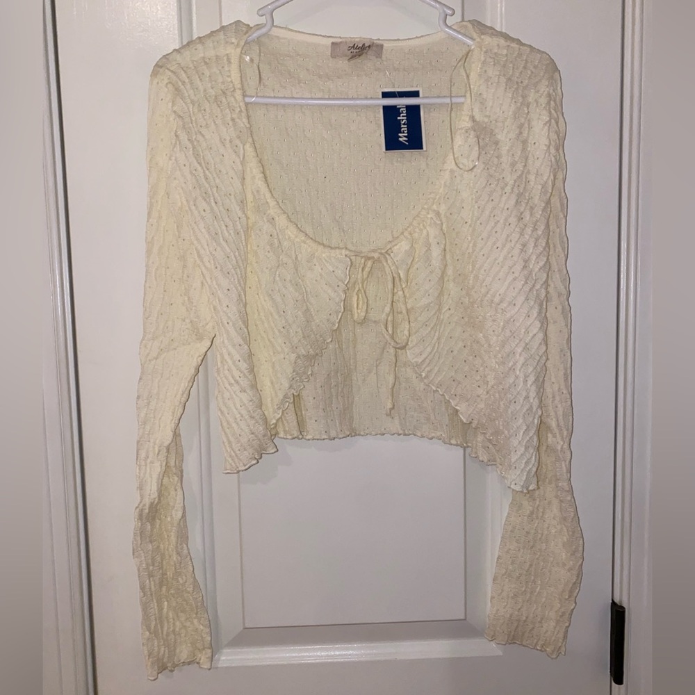 Marshalls Cream Textured Women's Blouse